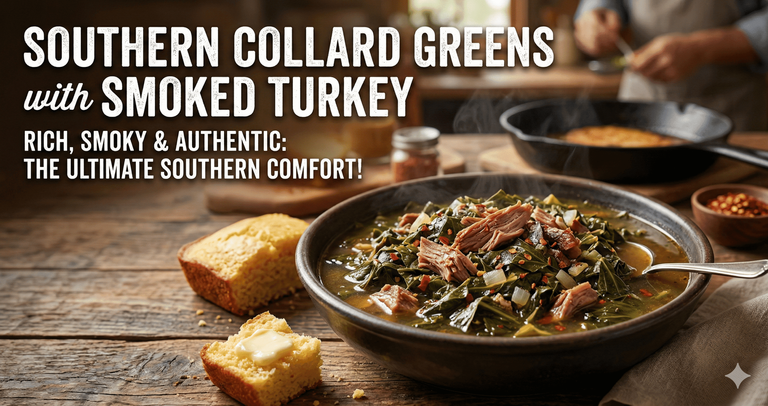 Southern Collard Greens with Smoked Turkey: A Soulful Southern Classic